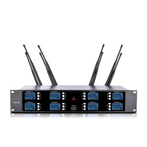 מיקרופון אוזניות uhf עם מסך מיקרופון/8 ערוצי מיקרופון אלחוטי דינמי מיקרופון דינמי אלחוטי - Product Image 4
