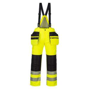 PORTWEST - PW351YBR4XL PW3 <b>High</b> visibility yellow/black winter <b>trouser</b> - EAN 5036108338993 HI-<b>VIS</b> WORKWEAR - Product Image 1