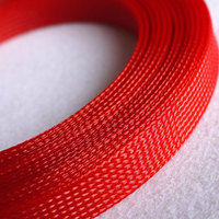 Manga de Cable trenzado para mascotas, envoltura de alambre extensible, aislamiento de nailon de alta densidad, funda ajustada, arnés Protector