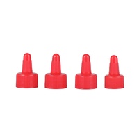 Capuchon de distribution en plastique PE à vis, anti-fuite, avec bec verseur, 24 mm, 28 mm, 410, 400