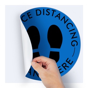 Removable Waterproof Social Distancing Floor Sticker <b>Vinyl</b> Pvc Sticker - Product Image 4