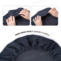 Foshio Personnaliser Logo Étanche À La Poussière De Voiture Détaillant Volant De Voiture Couverture De Lavage De Voiture