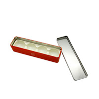 Boîte à thé carrée en métal personnalisée, emballage en métal, boîte à thé en métal, conteneurs rectangulaires en métal pour café, fournisseur