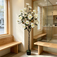 Direkt vom Hersteller: Künstlicher Magnolienblütenbaum, Kunstblumen für Veranstaltungen, Hochzeiten, Diwali-Dekoration, Geburtstagsgeschenk