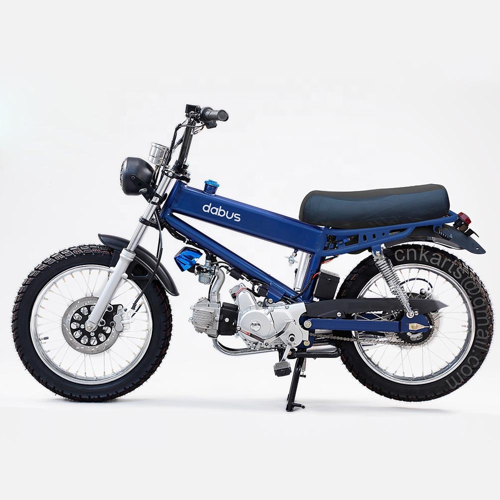 BMXカブバイクガス電動自転車オフロードモトクロスバイク、50cc 110cc 125ccエンジンと大人用フレーム内蔵燃料タンク