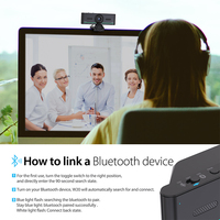 Kamera Web Camara, desain baru Full HD 1080P 30fps PC Stream Webcam 1080P 2k 4k Full HD kamera Web 60fps