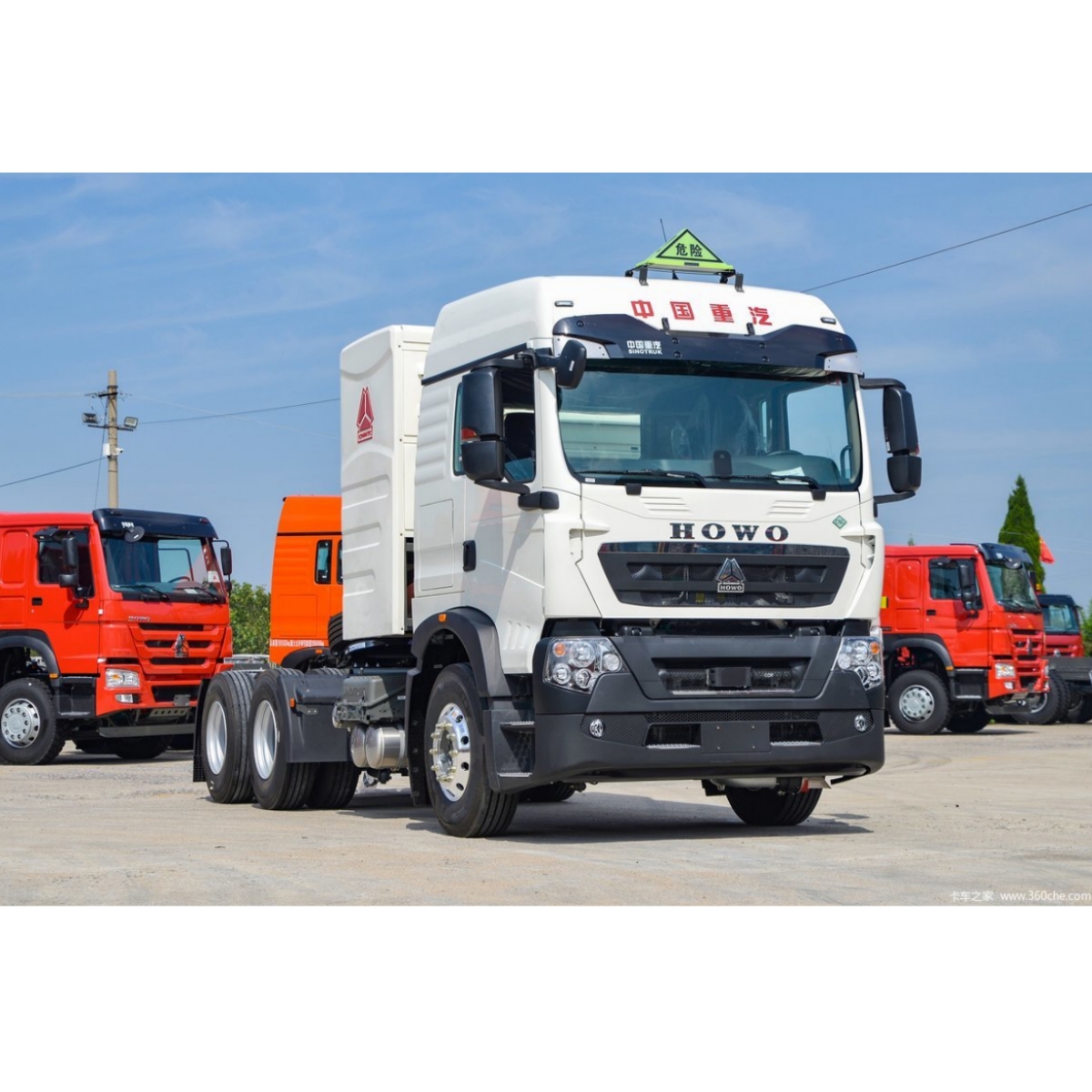 Heavy Duty Sinotruk Howo Cng usato 460hp 6x4 trattore camion testa per la vendita