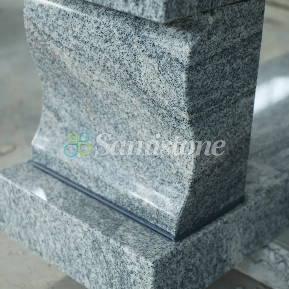 Samistone tezgah şekilli siyah granit mezar taşı ve anıt oymalar ve heykeller