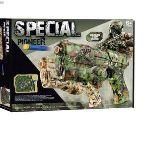 Enfants jeu de rôle soldat balle en mousse souple <span class=keywords><strong>bataille</strong></span> tir cible collante jeu militaire ensemble pistolets et armes armée jouets - Product Image 5