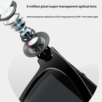 Lunettes Intelligentes Multifonctionnelles à Intelligence Artificielle AI de 8 Mégapixels, Enregistrement Vidéo, Bluetooth, Cadeau Dropshipping
