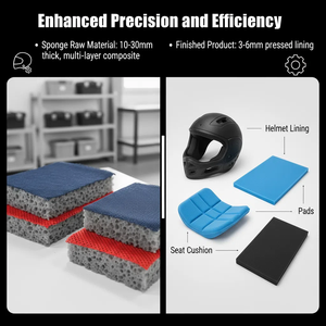 Machine de moulage à chaud pour mousse composite 200T avec écran tactile PLC et système intégré de découpe et d'estampage secondaire - Product Image 4