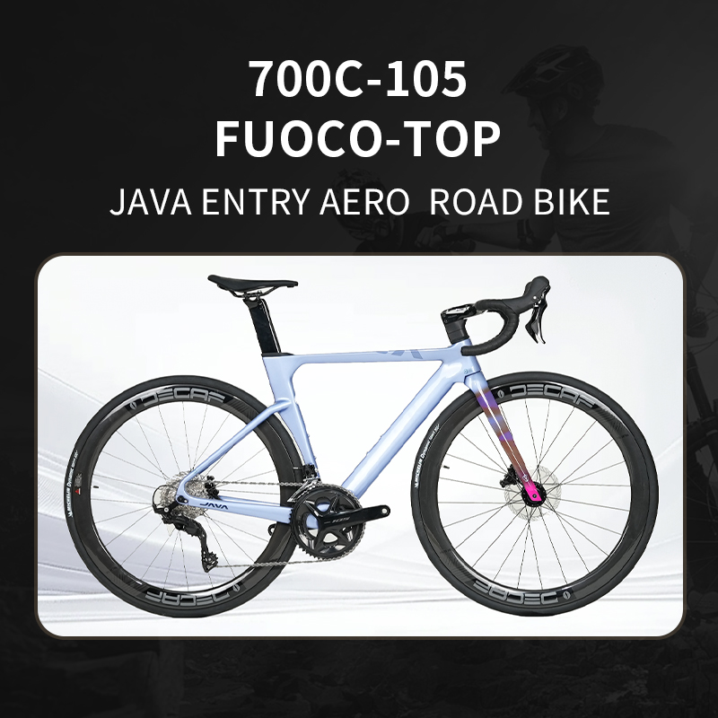 Carbon Fiber Integrated Frame Road Bike - JAVA FUOCO-TOP with