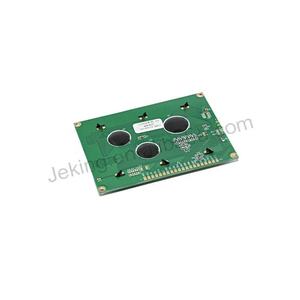 จอแสดงผล LCD สีเหลือง-เขียว รุ่น LCD12864 ของ Jeking IC Electronic Component พร้อมโมดูลบอร์ดแสดงผลสีน้ำเงิน - Product Image 1