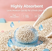 Litière pour chat en tofu non parfumée, ultra faible teneur en poussière, sable végétal pour chats sensibles aux problèmes respiratoires