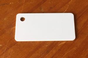 ตุ้มหูแบบแขวนแท็ก PVC RFID RFID แบบใช้ซ้ำได้ป้องกันการปลอมแปลงหรูหรา - Product Image 4