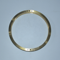 DXTSEALS Bague d'huile en laiton sur mesure pour roulement de moteur électrique, type fendu, usinée avec précision, lubrification par bain d'huile -40°C à 200°C