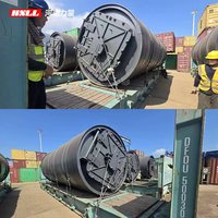 Machinerie de recyclage intermittent du caoutchouc pour transformer les pneus usagés, les plastiques de rebut, les boues huileuses et les déchets domestiques en huile combustible durable