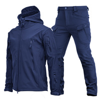 Uniforme de Ropa Táctica de Camuflaje al por Mayor, Chaqueta con Capucha de Invierno para Exteriores, Impermeable, Resistente al Viento y Transpirable