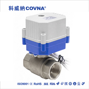 Vanne de régulation de débit d'eau électrique en acier inoxydable COVNA série 15N DN20 3/4 pouce 2 voies 12V DC CR2 2 fils à retour automatique - Product Image 3