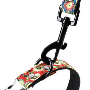 Correa de mano para mascotas, collar resistente al desgaste, cinta negra extraíble para gatos y perros - Product Image 3