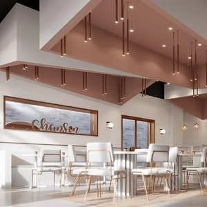 การออกแบบตกแต่งภายในแบบครบวงจรสำหรับร้านกาแฟเบเกอรี่และร้านขนมที่มีการสร้างภาพที่3D การวางแผนพื้นที่และเอกลักษณ์ของแบรนด์ - Product Image 2