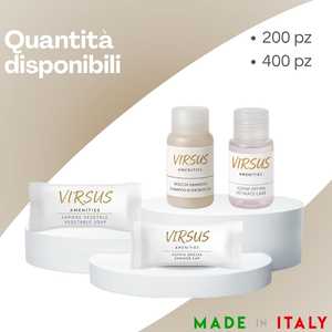 Set di Shampoo per Doccia Virsus Amenities, Flaconi da 20 Ml con Tappo Richiudibile per Hotel, B&B, Ostelli - Product Image 3