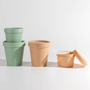 โห<span class=keywords><strong>ล</strong></span>พลาสติกใส่ไอศกรีมสีสันสดใสขนาด100ก. 200มล. ขวดพ<span class=keywords><strong>ล</strong></span>าสติกแบบปากกว้างสีชมพูสีเขียวส้ม - Product Image 6