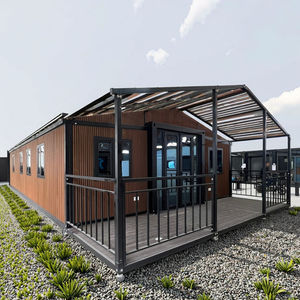 20ft 40ft Luxus-Fertigvilla Erweiterbares Tragbares Haus mit 3 Schlafzimmern Vorgefertigtes Containerhaus - Product Image 4