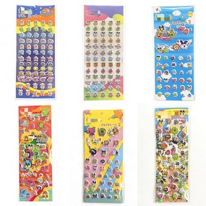 <span class=keywords><strong>Autocollants</strong></span> 3D en relief mignons en cristal, style dessin animé ancien, sur toile de chanvre, thème biologie, Pokémon et BONBO DROP - Product Image 6