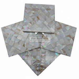 Incrustaciones de hueso hechas a mano de forma cuadrada con posavasos personalizados pulidos de alta calidad suministros de cocina manteles individuales accesorios de cocina - Product Image 1