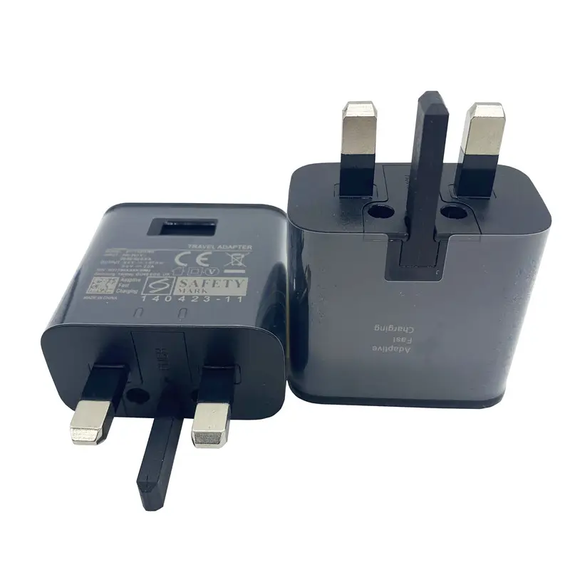 For Samsung S10 S9 S8 Original TA20 UK PLUG USB Fast Charging Charger 9v 1.67a Travel Adapter Wall Fast Charger