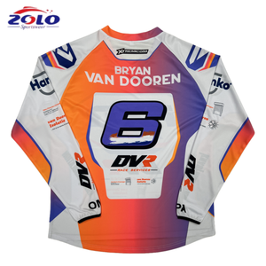 Jersey de <span class=keywords><strong>Motocross</strong></span> de Estilo Único y Moderno, Ropa de Carrera Cómoda, Jersey Todoterreno, Traje de Carrera Cortavientos, Diseño Personalizado - Product Image 2