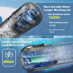 Produit transfrontalier très demandé : Godet de masturbation entièrement étanche, avec massage rotatif automatique de langue et de <span class=keywords><strong>vagin</strong></span>, pour hommes adultes - Product Image 6