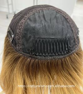 Toupee <span class=keywords><strong>de</strong></span> <span class=keywords><strong>Cabello</strong></span> Humano 100% Virgen, Rubio Claro con Reflejos, Ondulado, con Base <span class=keywords><strong>de</strong></span> Seda 4x4 y Clip <span class=keywords><strong>para</strong></span> el <span class=keywords><strong>Cabello</strong></span>, <span class=keywords><strong>para</strong></span> <span class=keywords><strong>Mujeres</strong></span> con <span class=keywords><strong>Cabello</strong></span> Fino - Product Image 6