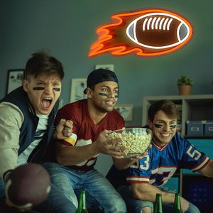 American football Letreros Neon LED indoor hanging ambient light shop <b>sign</b> wall decoration light entrance indicator light 5v 12v - Product Image 5