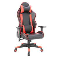 Chaise de jeu ergonomique Li&Sung en cuir synthétique de haute qualité, 3 vérins à gaz, accoudoirs 2D, roulettes en PU, base en nylon, blanc rose, chaise relevable