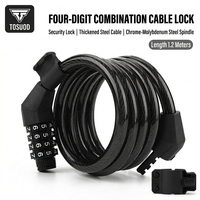 Antivol à combinaison pour VTT et vélo électrique, cadenas à chaîne portable, gamme complète d'accessoires de cyclisme en métal