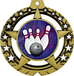 Médaille de <span class=keywords><strong>bowling</strong></span> en alliage de zinc Trophées et médailles personnalisés Conception libre <span class=keywords><strong>3D</strong></span> logo personnalisé prix sportif en métal - Product Image 3