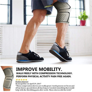 Great sports — paire de soutien des jambes pour genoux, soutien pour Fitness, poids au genou, manchon de Compression, masseur, coussinets médicaux de 7mm - Product Image 4
