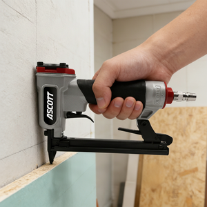 Pistola de grapas neumática <span class=keywords><strong>para</strong></span> tapicería ASCOTT 1013J 20GA, herramienta de fijación <span class=keywords><strong>para</strong></span> marcos de muebles, grapadora de colchones inflables con corona de 7/16 pulgadas - Product Image 3