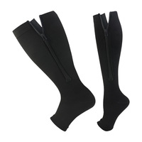 Chaussettes de compression athlétiques haute performance pour la course longue distance et le cyclisme