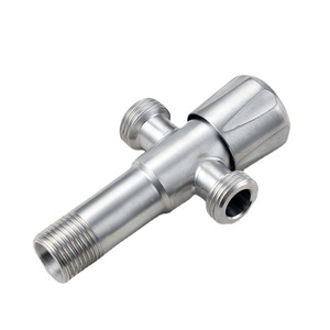 Válvula angular de doble salida Crane Crown de acero inoxidable 304 con rosca macho de 16 mm para calentadores de agua - Product Image 3