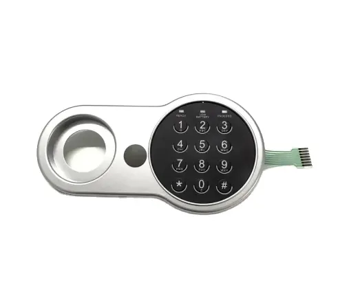 Fungsi Keypad sistem penguncian Solenoid kunci elektronik aman dengan kunci utama untuk keamanan kantor, rumah aman, nilai aman