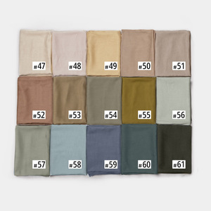 Hiyab Modal Liso al por Mayor en 82 Colores, Hiyab Modal Suave y Transpirable de Bambú, Pañuelo Musulmán con Diseño de Acuarela - Product Image 5