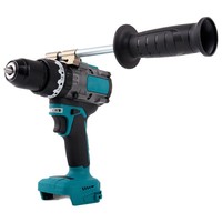 Perceuse électrique sans fil DW Model Blue 21V avec batterie au lithium, mandrin auto-serrant et deux vitesses réglables pour usage domestique