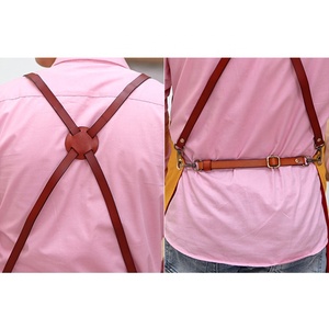 Tạp Dề Làm Việc Thiết Kế Làm Vườn Hoa Tạp Dề Hai Mặt Màu Tạp Dề Làm Việc Thợ Cắt Tóc Tranh Cà Phê Vải Bố Tùy Chỉnh - Product Image 4