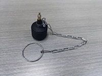 Boule de test en caoutchouc de 2 pouces (50 mm) avec tuyau d'extension à chaîne pour essai de pression des canalisations d'égout