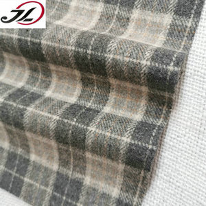 Vải dệt kim ca rô kẻ sọc pha len polyester thời trang mới năm 2020 có sẵn trong kho - Product Image 2