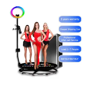 New Party Artifact 360 Video Photo Booth Enclosure 360 Photo Booth With Picture Printer Suitable For Party Live