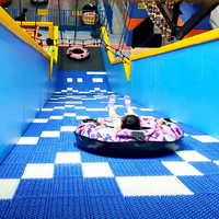Tapis de pente de ski sec en plastique PE d'occasion publique pour ski de pente sèche